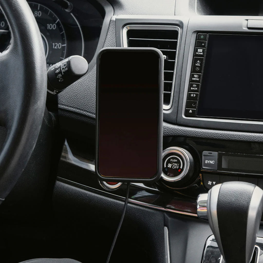 Peak Design Mobile Car Mount VHB Charging Qi2 (Black)