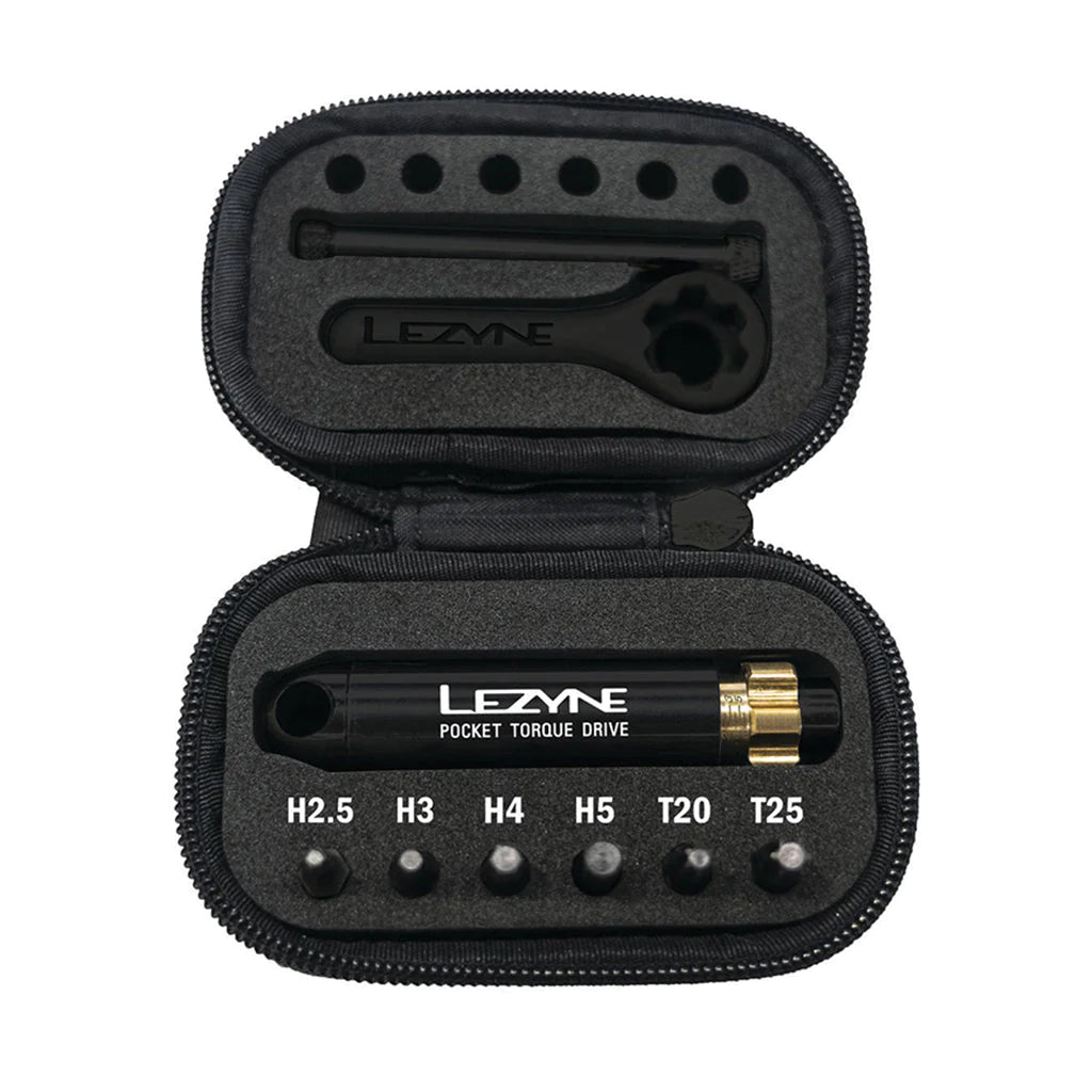 LEZYNE POCKET TORQUE DRIVE-TORQUE WRENCH SET - 2-6 NM