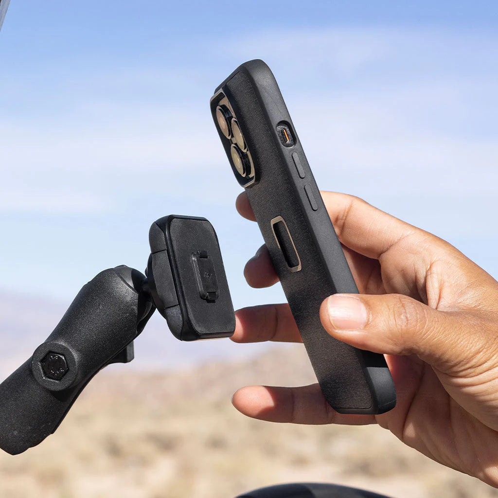 Peak Design Mobile Motorcycle Mount 1" Ball Adapter Locking & Non-Charging