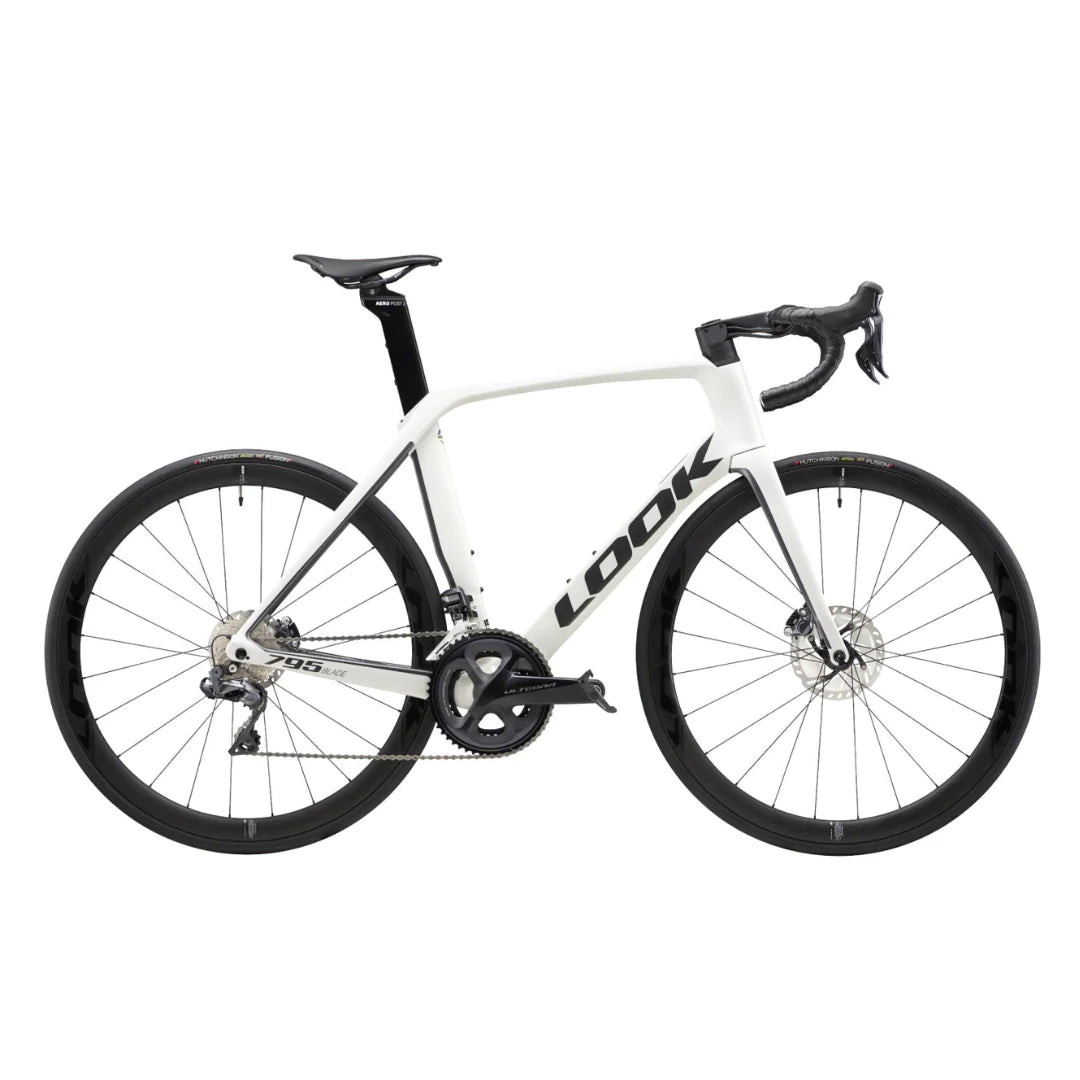 LOOK 795 BLADE ULTEGRA DI2 DISC ROAD BIKE METALLIC WHITE SILVER GLOSSY