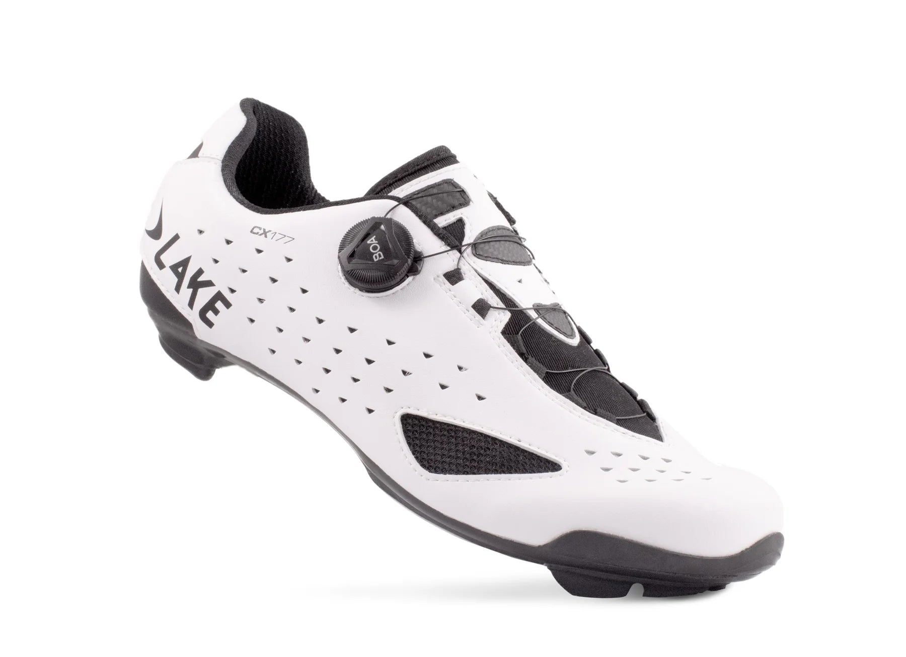 LAKE SHOES CX177-X WIDE WHITE/BLACK