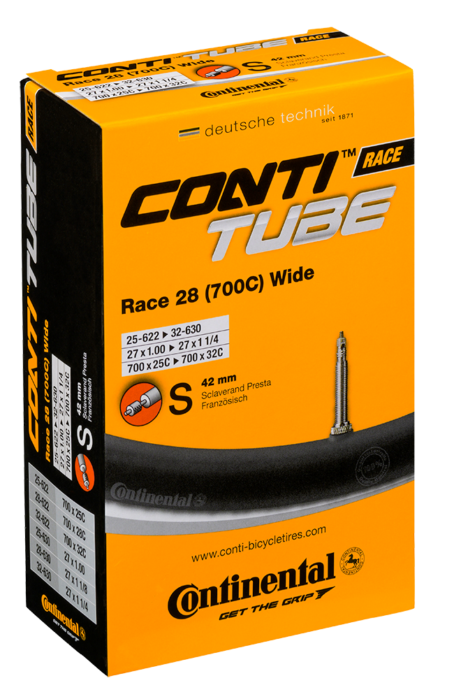 CONTINENTAL RACE 28 INNER TUBE WIDE PRESTA 42MM