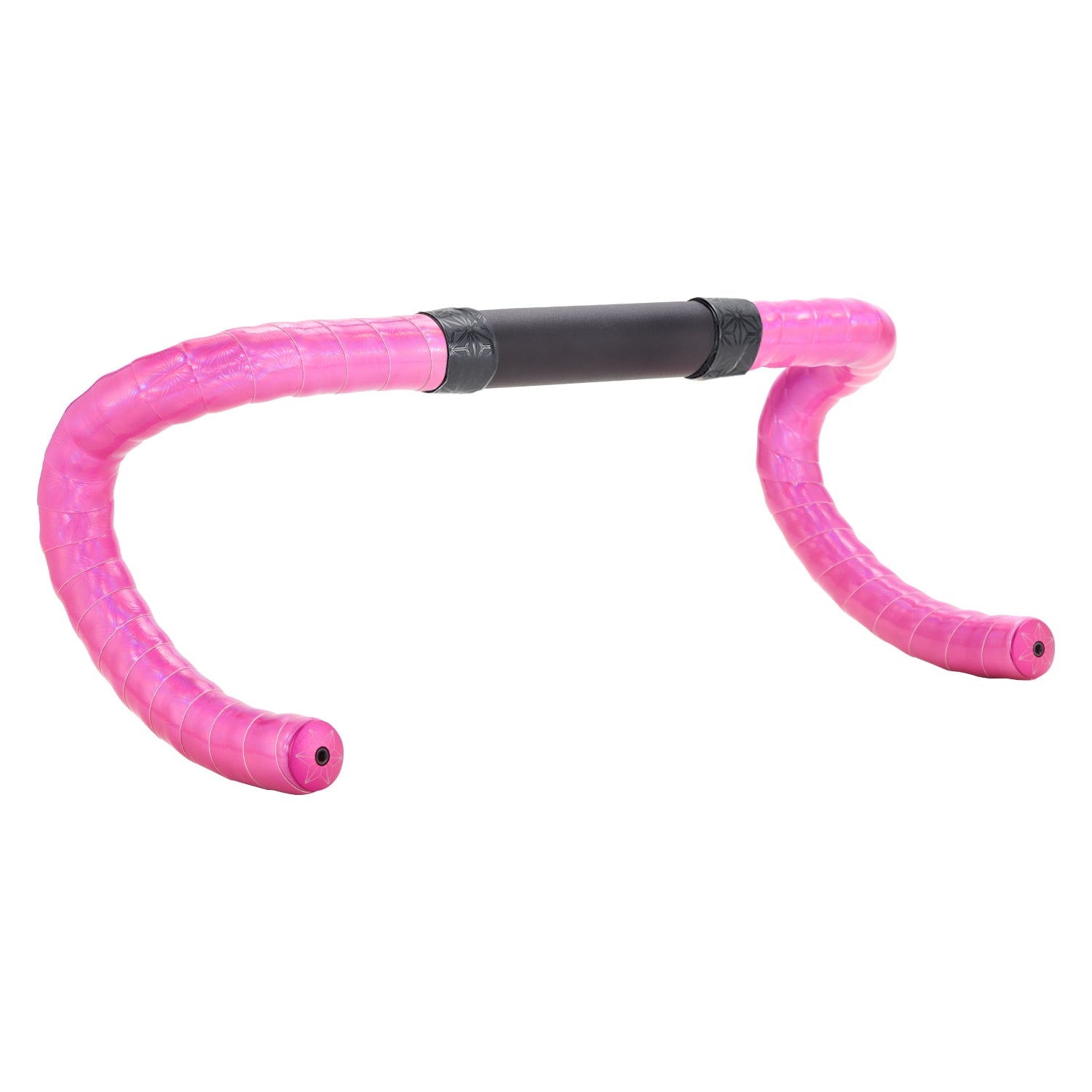 Supacaz Prizmatik Bar Tape With Ano Plugs – Pink