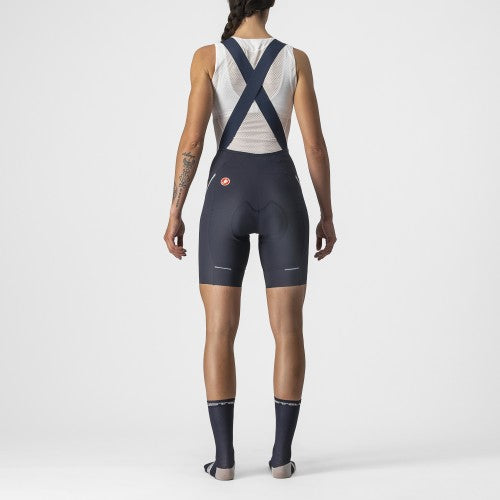 CASTELLI BIB SHORT VELOCISSIMA 3 SAVILE BLUE/SILVER