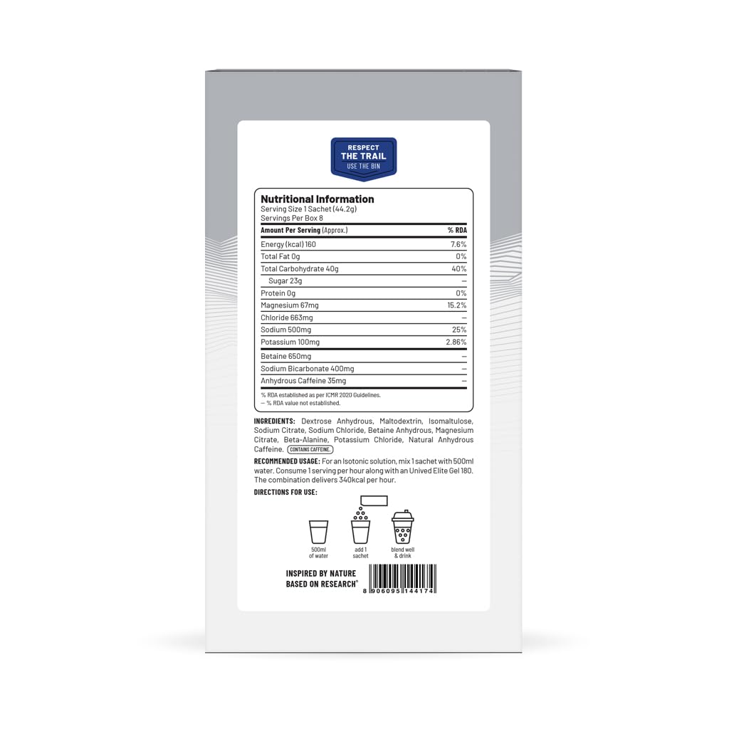 UNIVED ELITE DRINK MIX 160 (Buzzing Naked) 8 sachets per box