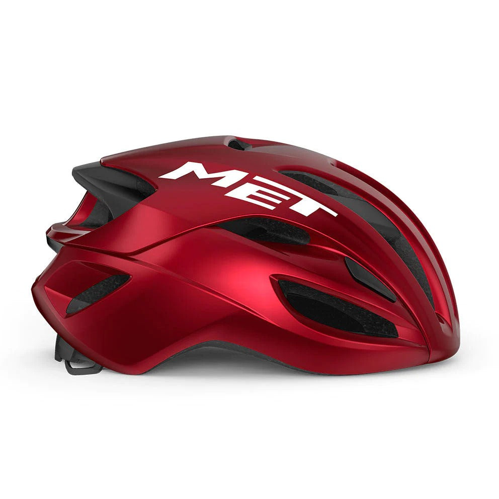 MET HELMET RIVALE MIPS CE RED METALLIC GLOSSY