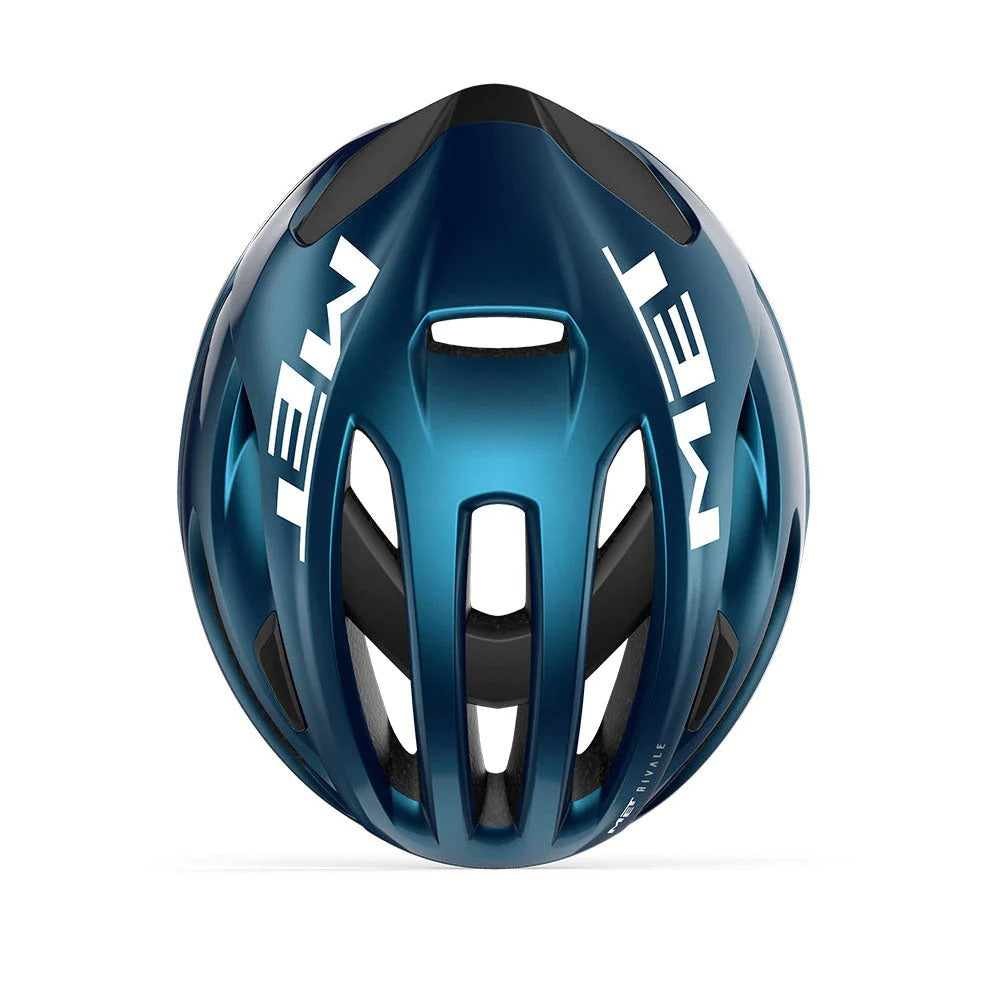 MET HELMET RIVALE MIPS TEAL BLUE METALIC