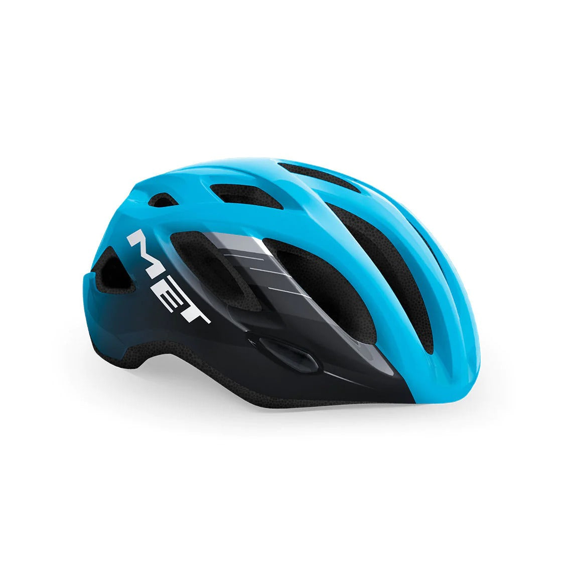 MET HELMET IDOLO CYAN BLACK GLOSSY