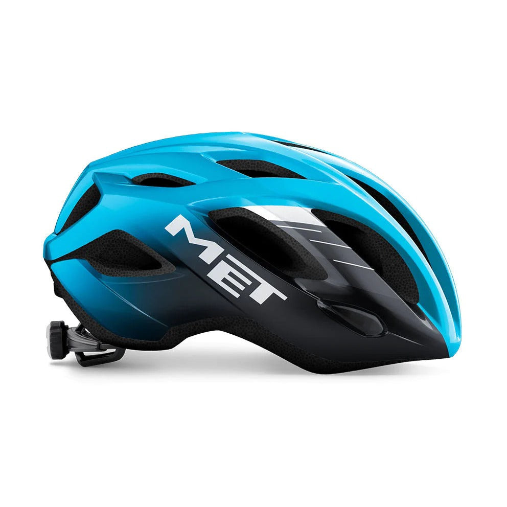 MET HELMET IDOLO CYAN BLACK GLOSSY