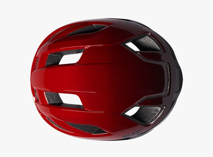 HJC HELMET BELLUS MATTE GLOSSY RED BLACK M