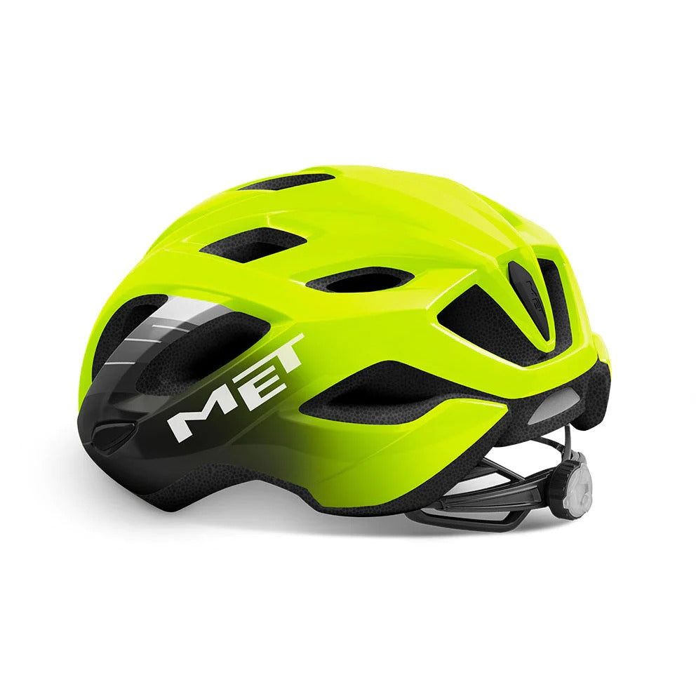 MET HELMET IDOLO CE FLUO YELLOW BLACK GLOSSY