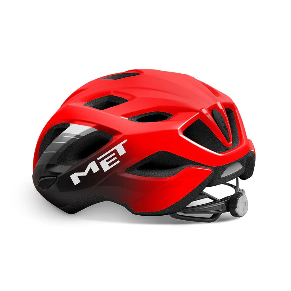 MET HELMET IDOLO CE RED BLACK GLOSSY