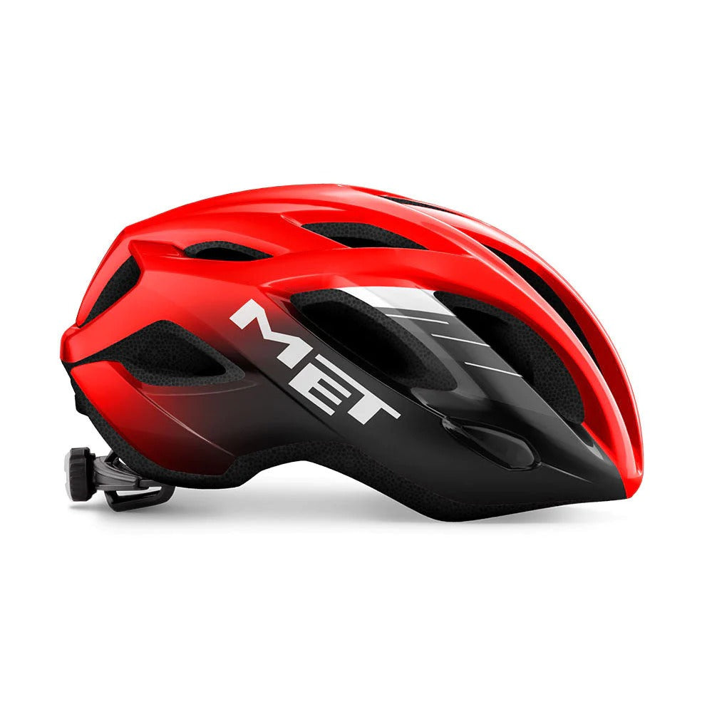 MET HELMET IDOLO CE RED BLACK GLOSSY