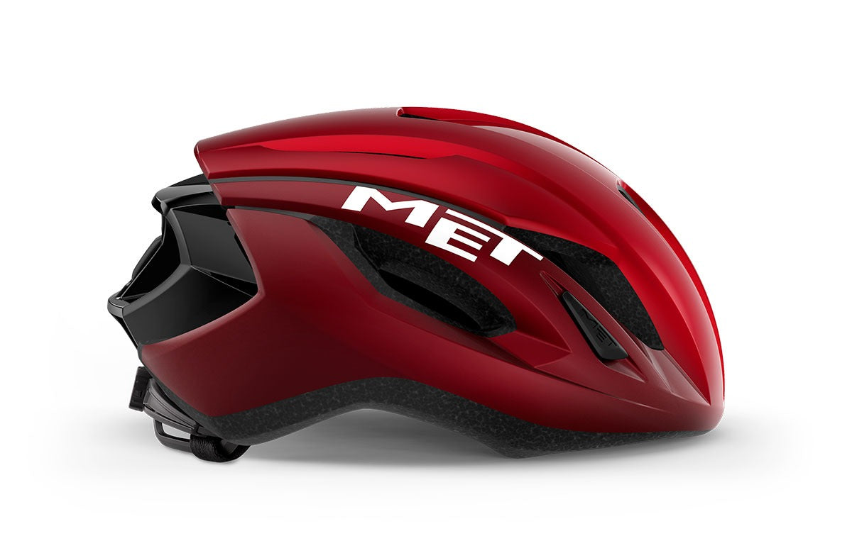 MET HELMET STRALE CE RED MATT GLOSSY