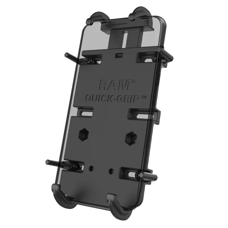 RAM QUICK-GRIP PHONE MOUNT XL WITH RAM EZ-ON/OFF BICYCLE BASE RAP-274-1-PD4U