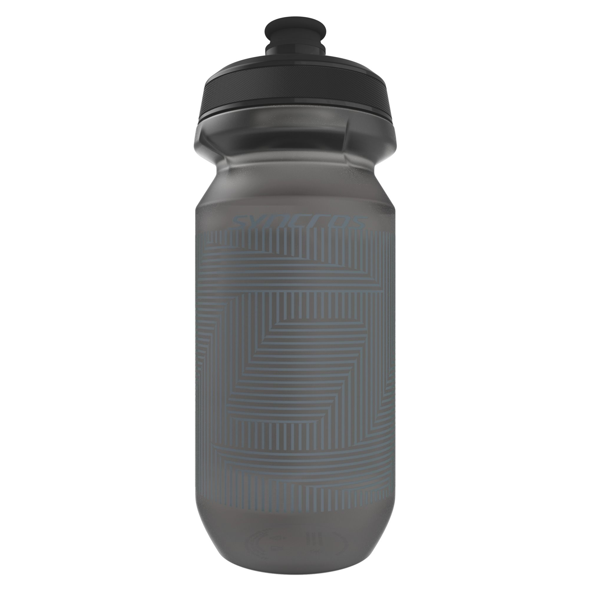 SYNCROS BOTTLE CORPORATE G4 - BLACK TRANSPARENT - 0.6L