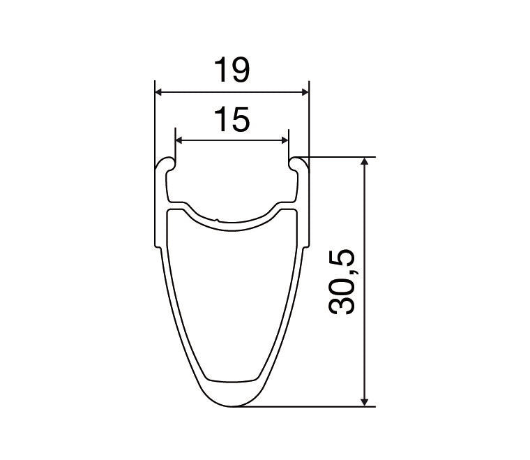 MAVIC WHEELSET ELLIPSE 700 ALLOY TRACK