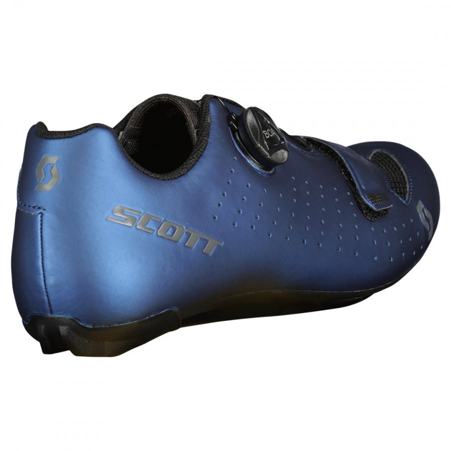 SCOTT SHOES COMP BOA METALLIC BLUE BLACK