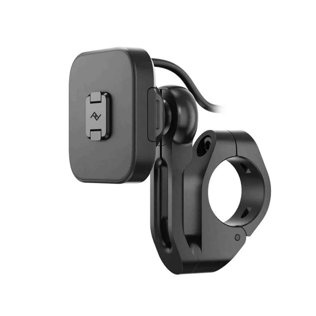 Peak Design Mobile Motorcycle Bar Mount Charging Locking Qi2 (Black)
