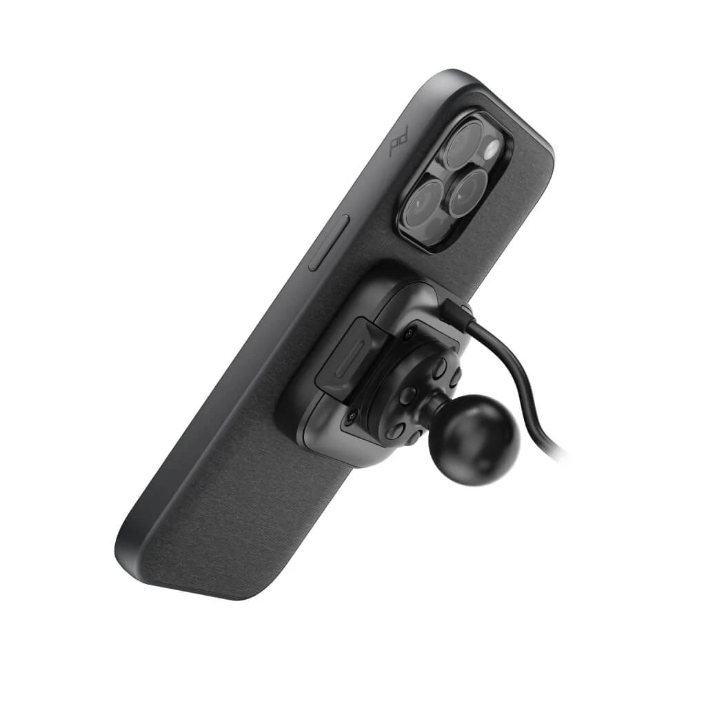 Peak Design Mobile Motorcycle Mount 1" Ball Adapter Locking & Charging