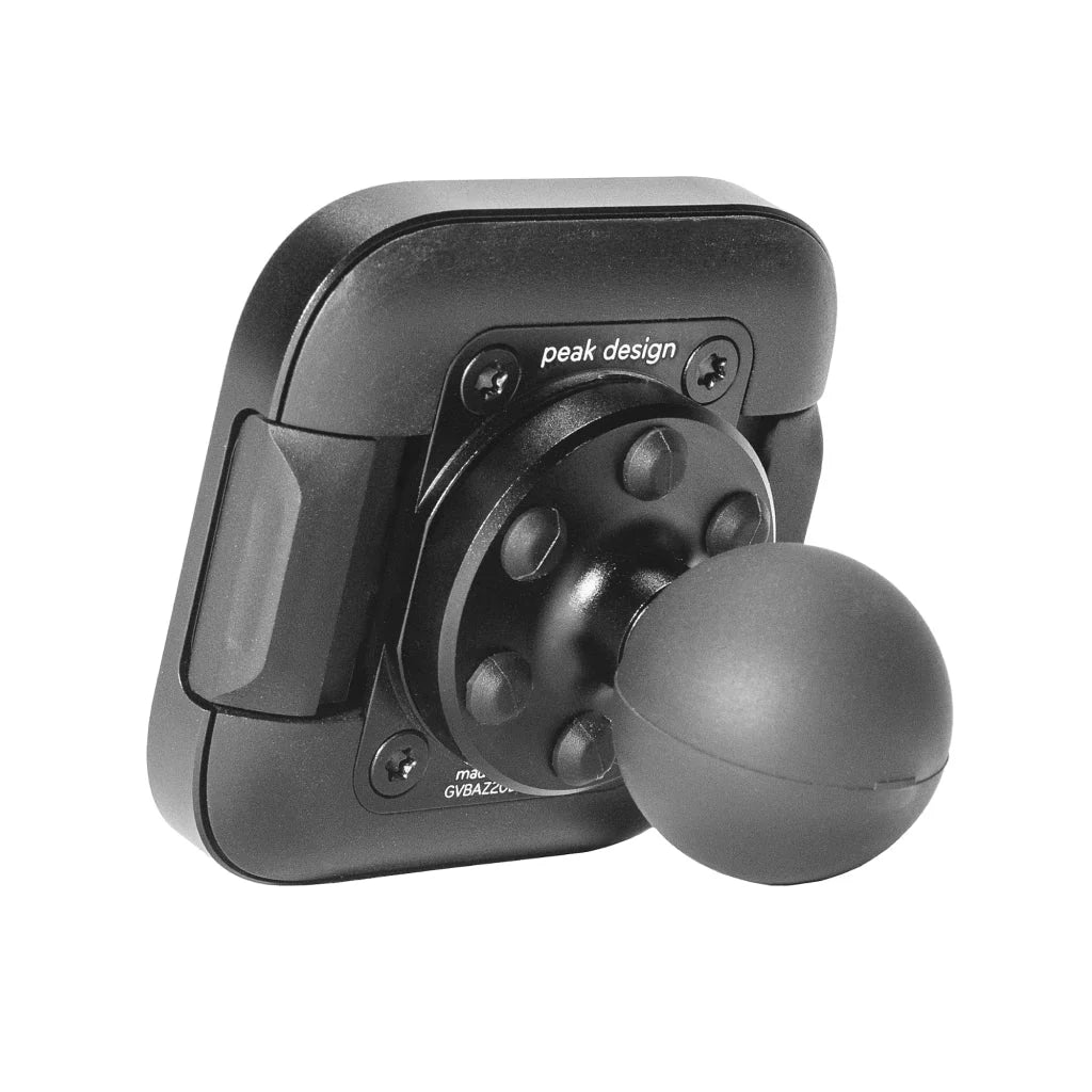 Peak Design Mobile Motorcycle Mount 1" Ball Adapter Locking & Non-Charging