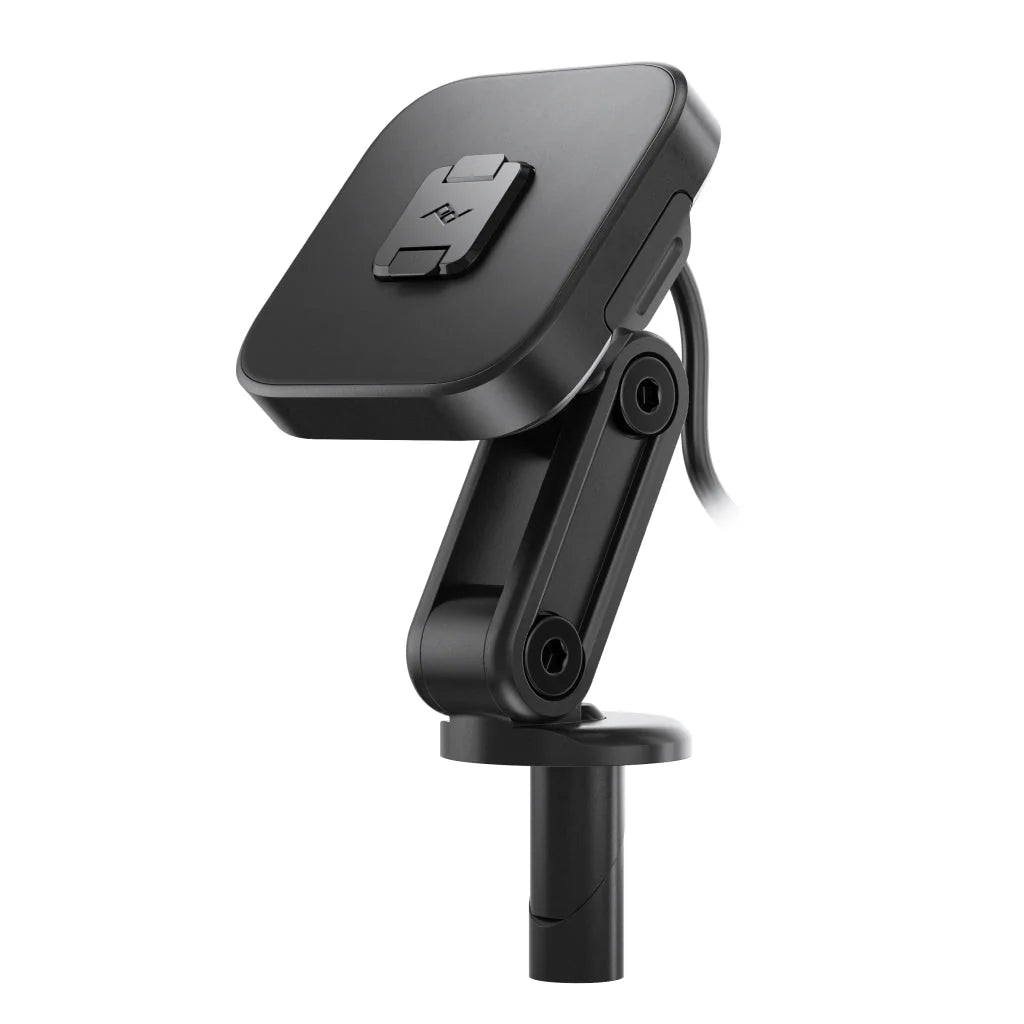 Peak Design Mobile Motorcycle Stem Mount Charging Qi2 (Black)