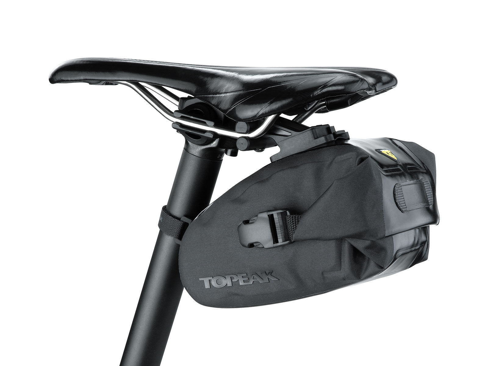 TOPEAK SADDLEBAG WEDGE DRYBAG WITH QUICKCLICK BLACK