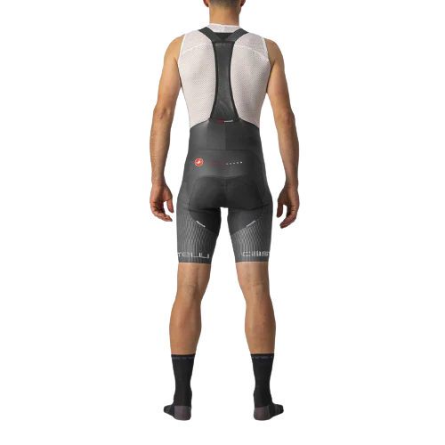 CASTELLI BIB SHORTS FREE AERO RC PRO DARK GRAY/WHITE
