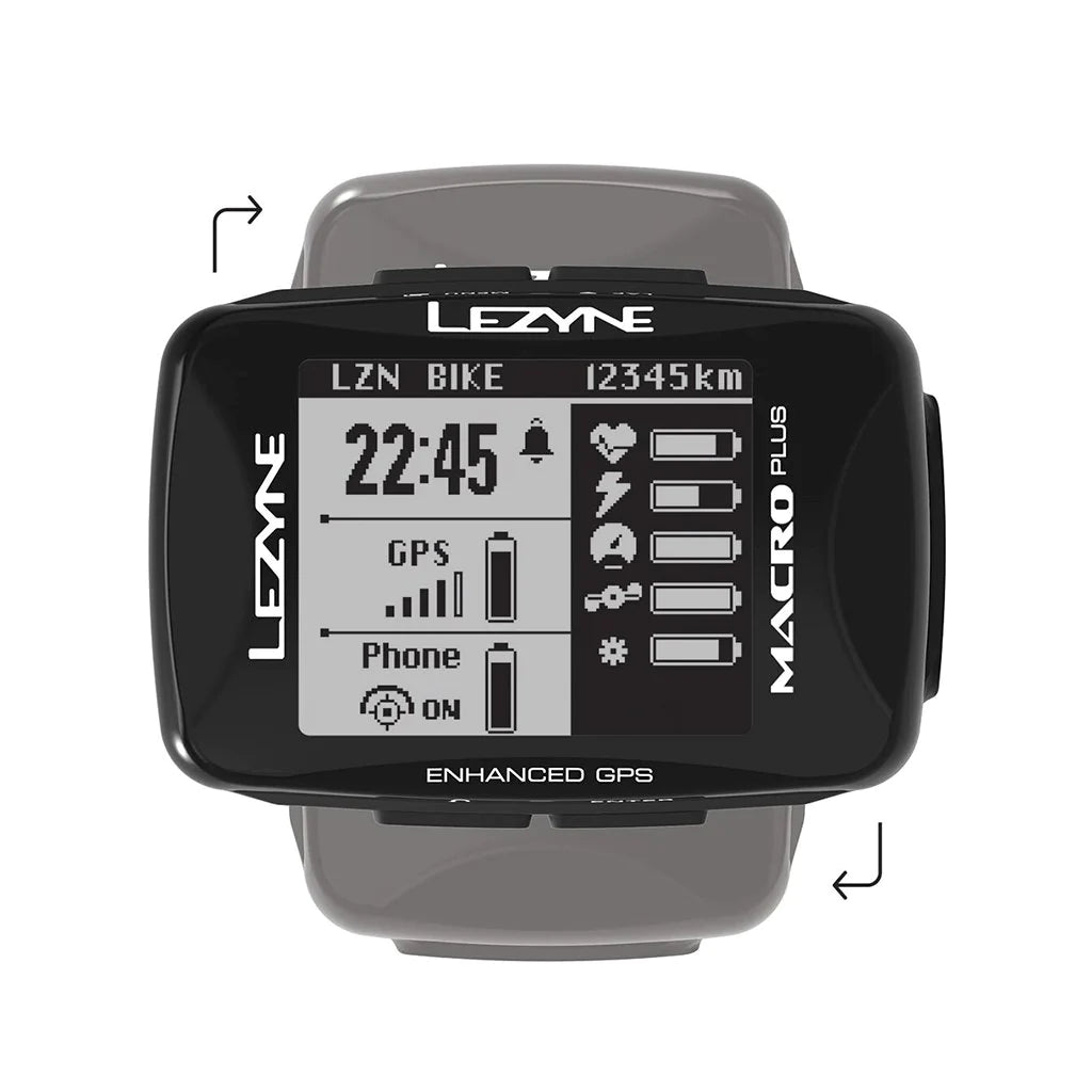 LEZYNE COMPUTER MACRO PLUS GPS BIKE