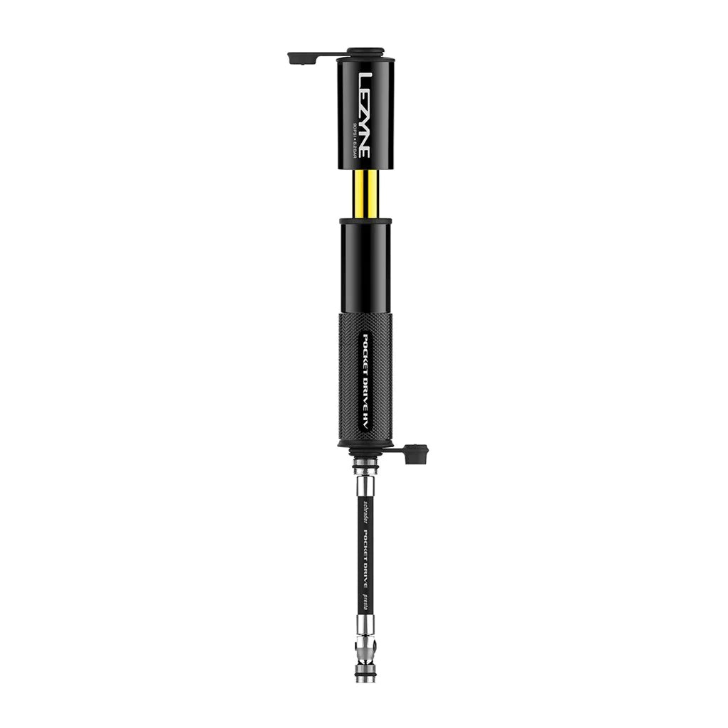 Lezyne mini pump Pocket drive HV high volume Black