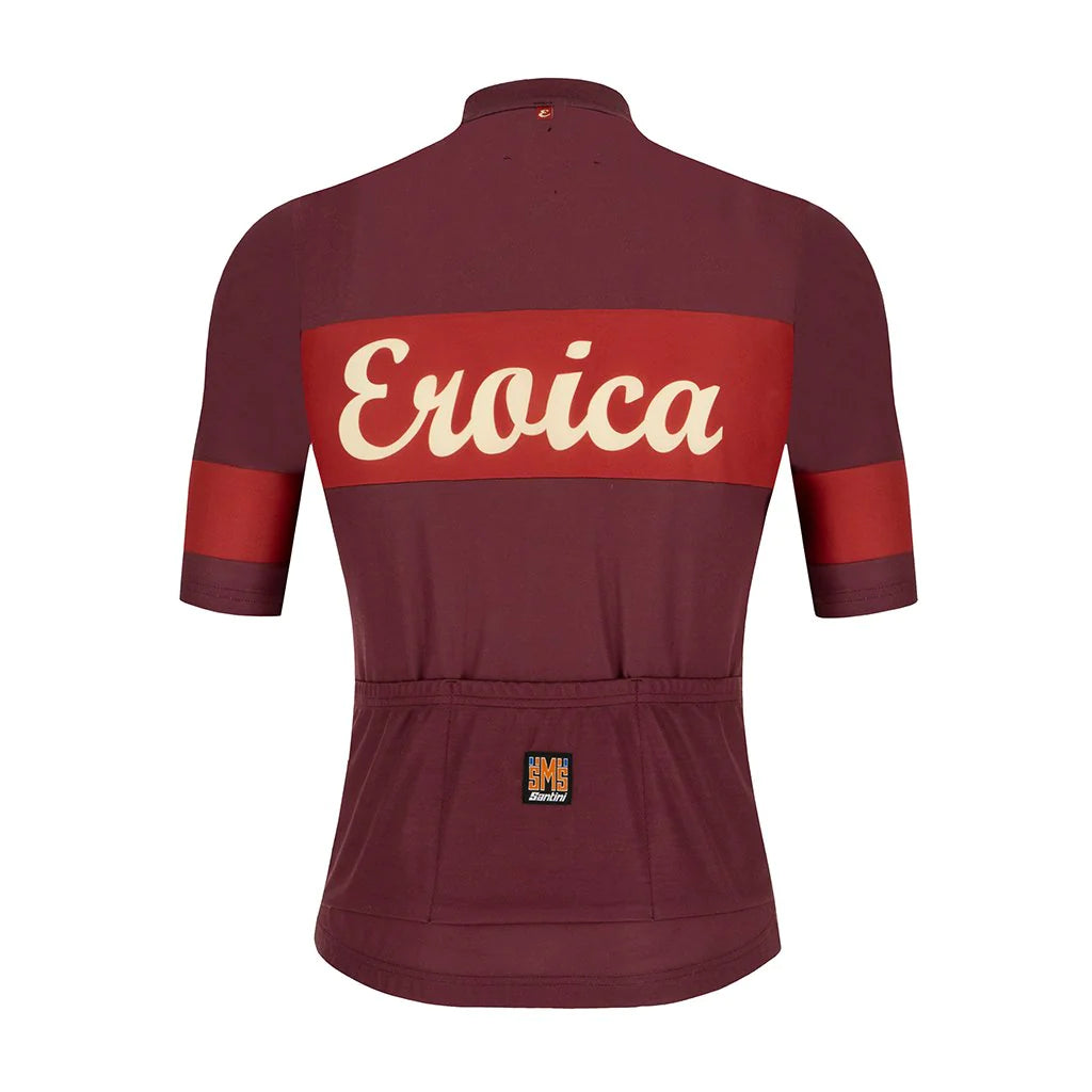 SANTINI JERSEY EROICA BUBY BORDEAUX L