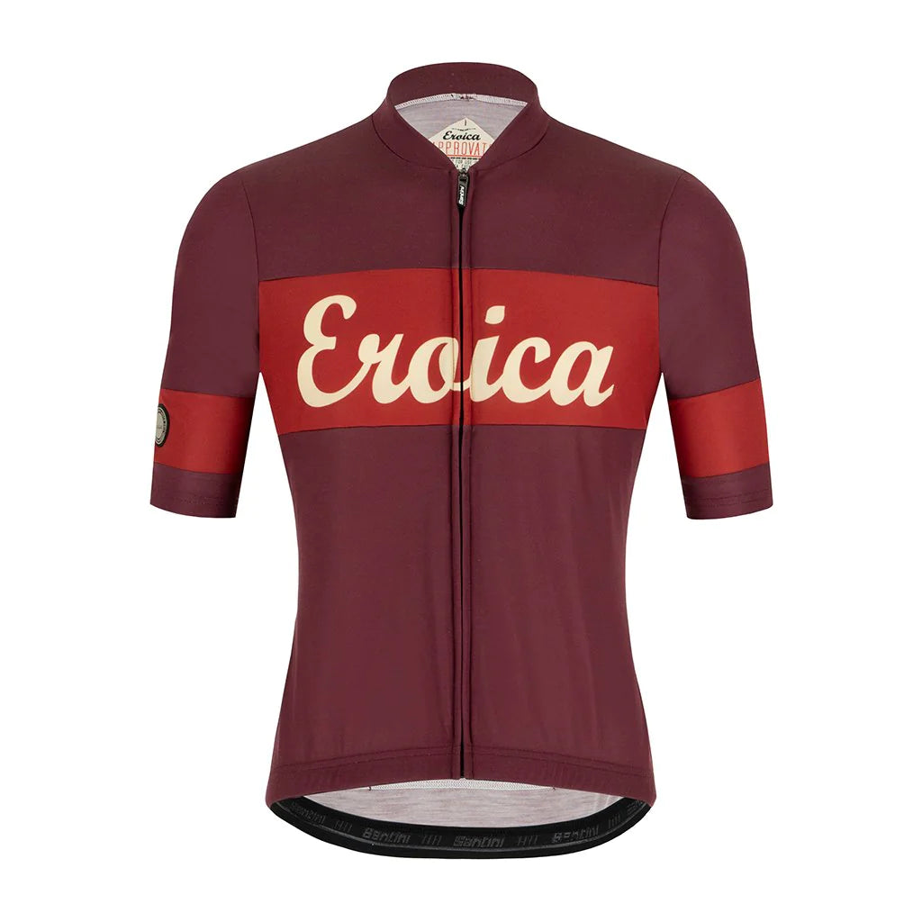 SANTINI JERSEY EROICA BUBY BORDEAUX L