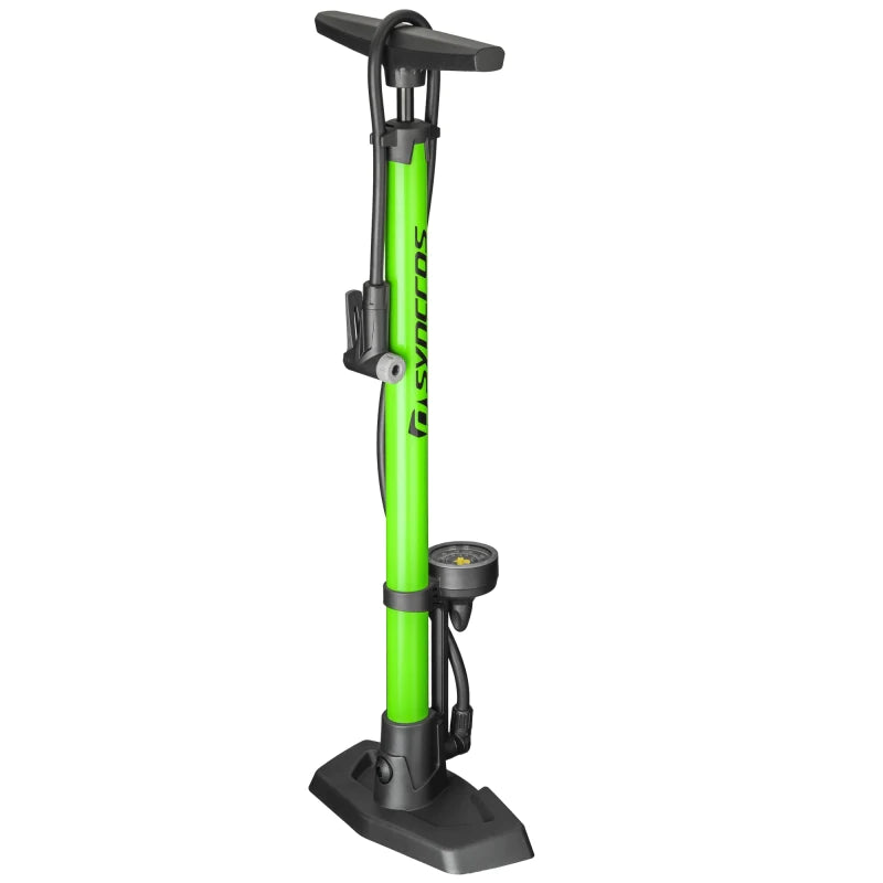 SYNCROS FLOOR PUMP STEEL SFP-01 GREEN/OSZ