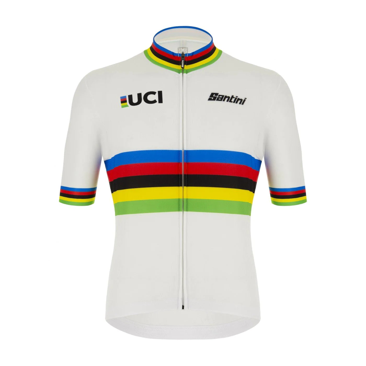 Santini Jersey UCI Masters world champ white M