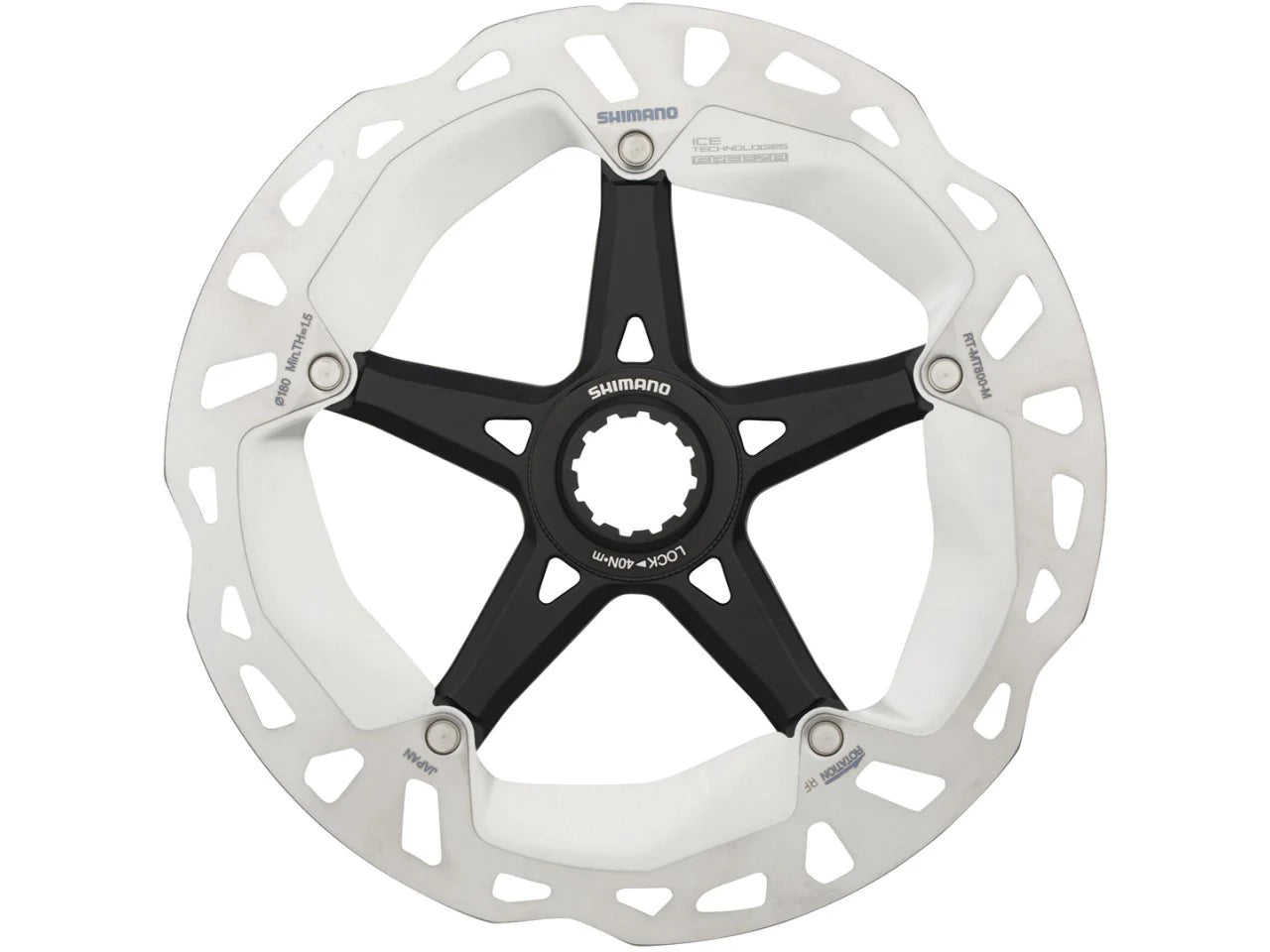 SHIMANO ROTOR RT-MT800,SS 140MM W/LOCK RING IRTMT800SSE