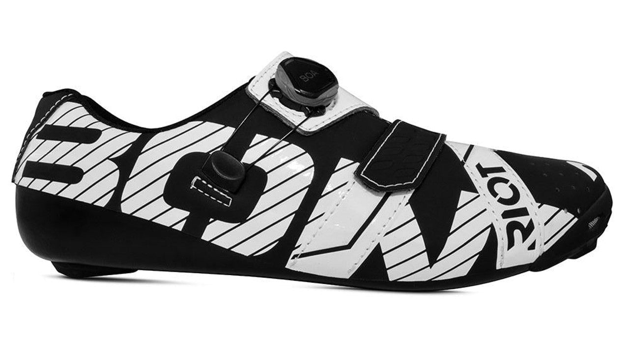 BONT SHOES RIOT ROAD+BOA BLACK WHITE