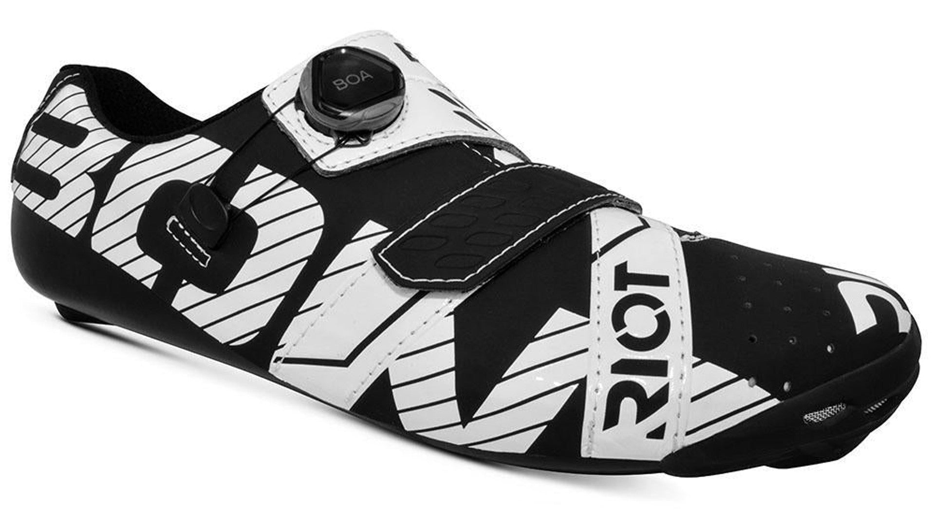 BONT SHOES RIOT ROAD+BOA BLACK WHITE