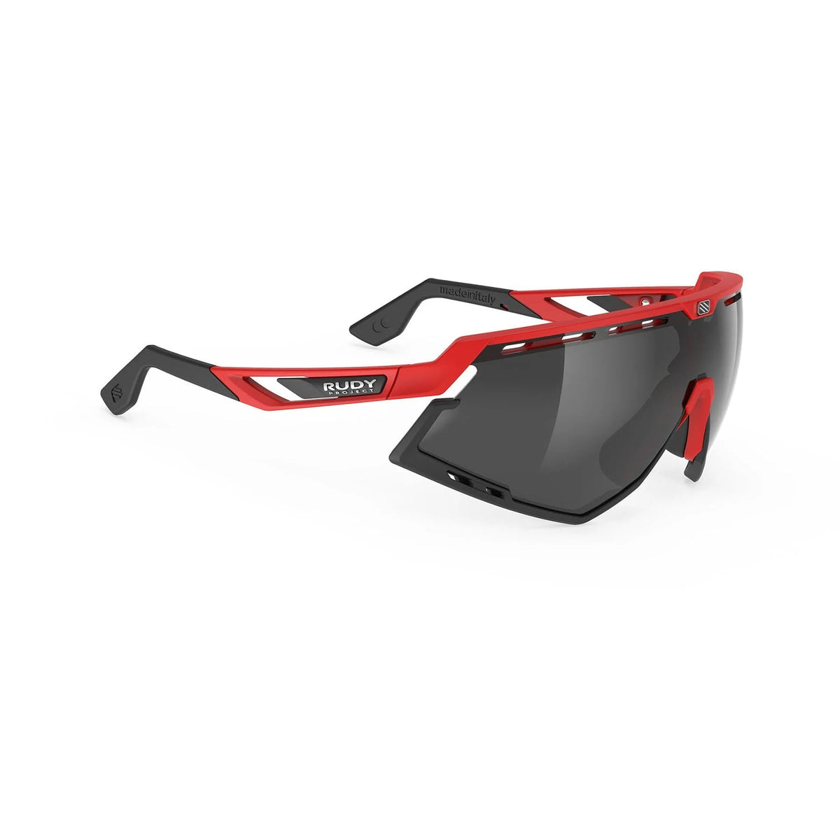 Rudy Sunglasses Defender Fire Red Matte-Smoke Black
