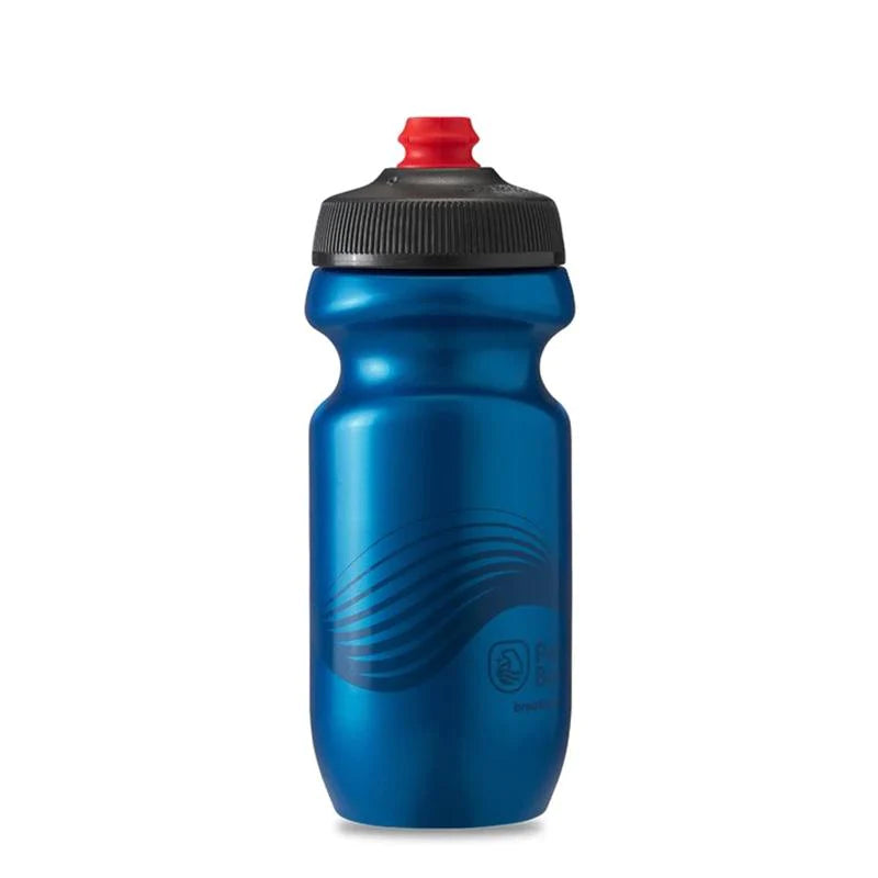 POLAR BOTTLE WAVE SPORTS BLUE CHARCOAL 20OZ