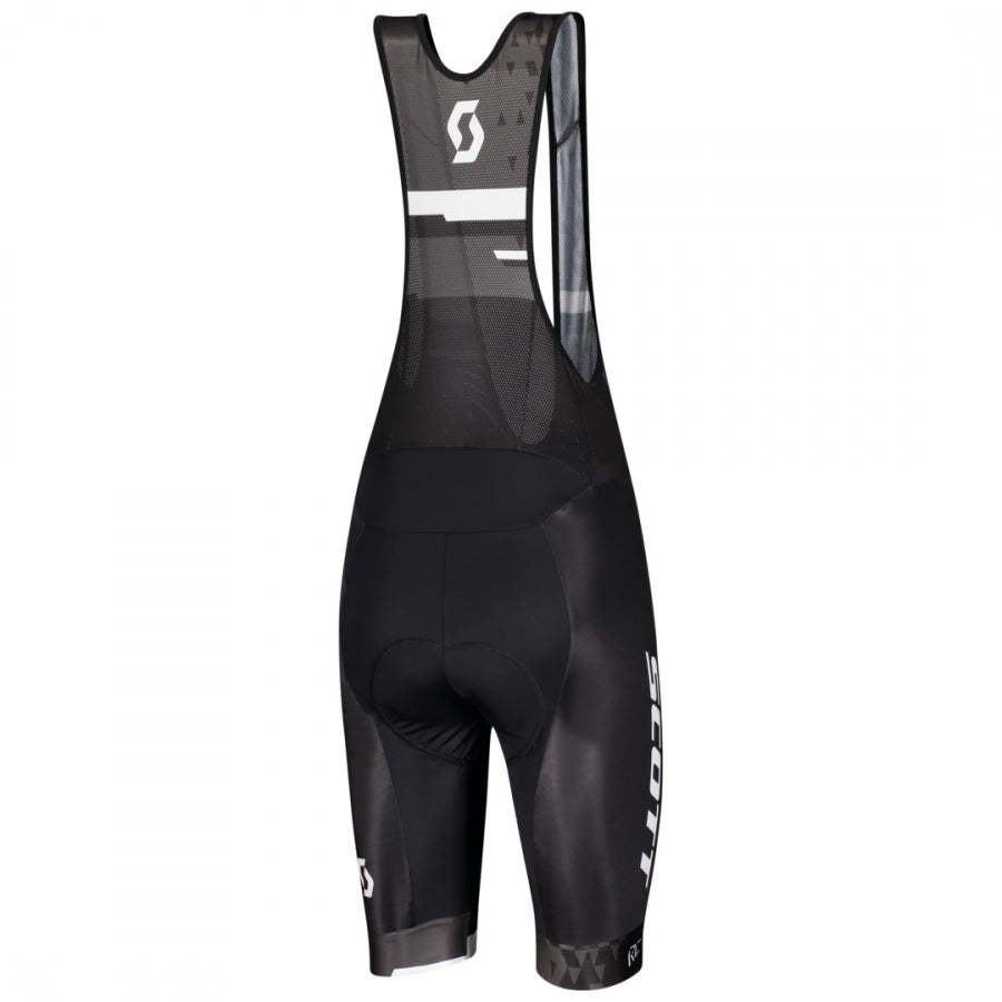 SCOTT BIB SHORTS MS RC TEAM ++ BLACK/WHITE