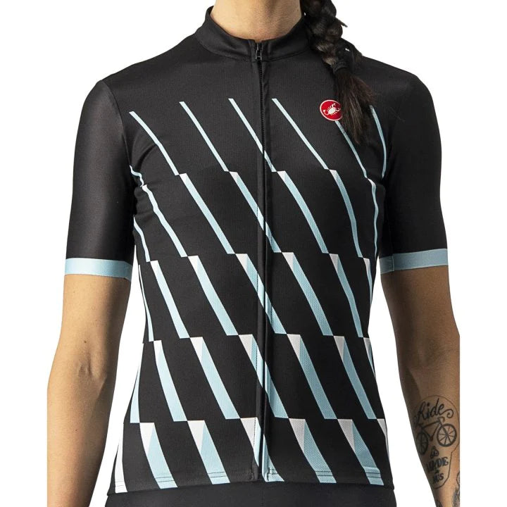 CASTELLI JERSEY PENDIO LIGHT BLACK/SKY