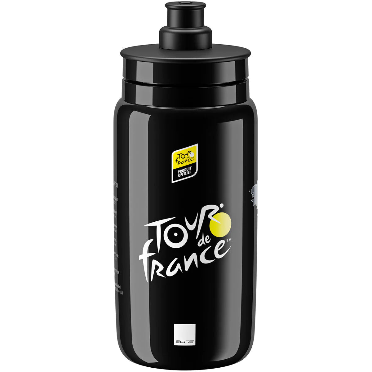 ELITE BOTTLE FLY TOUR DE FRANCE MAP BLACK 550ML