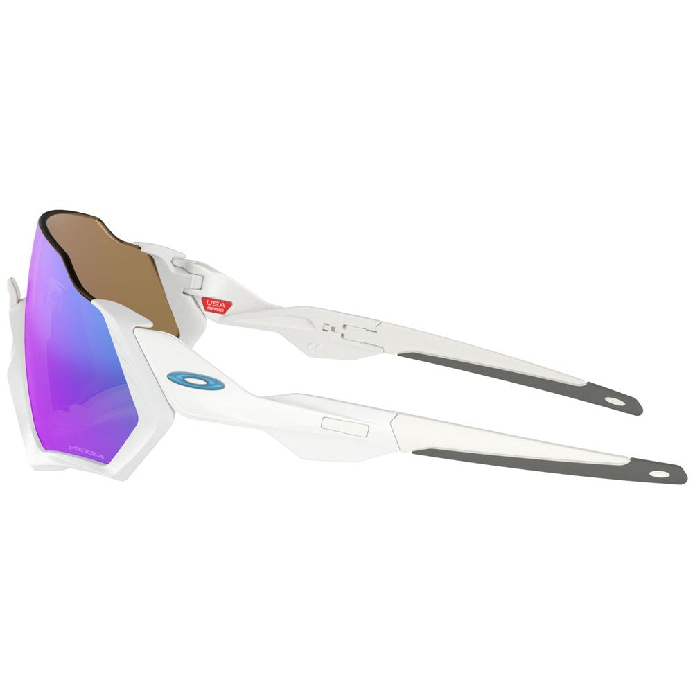 OAKLEY FLIGHT JACKET 009401-02 MATTE WHT PRIZM SAPPHIRE