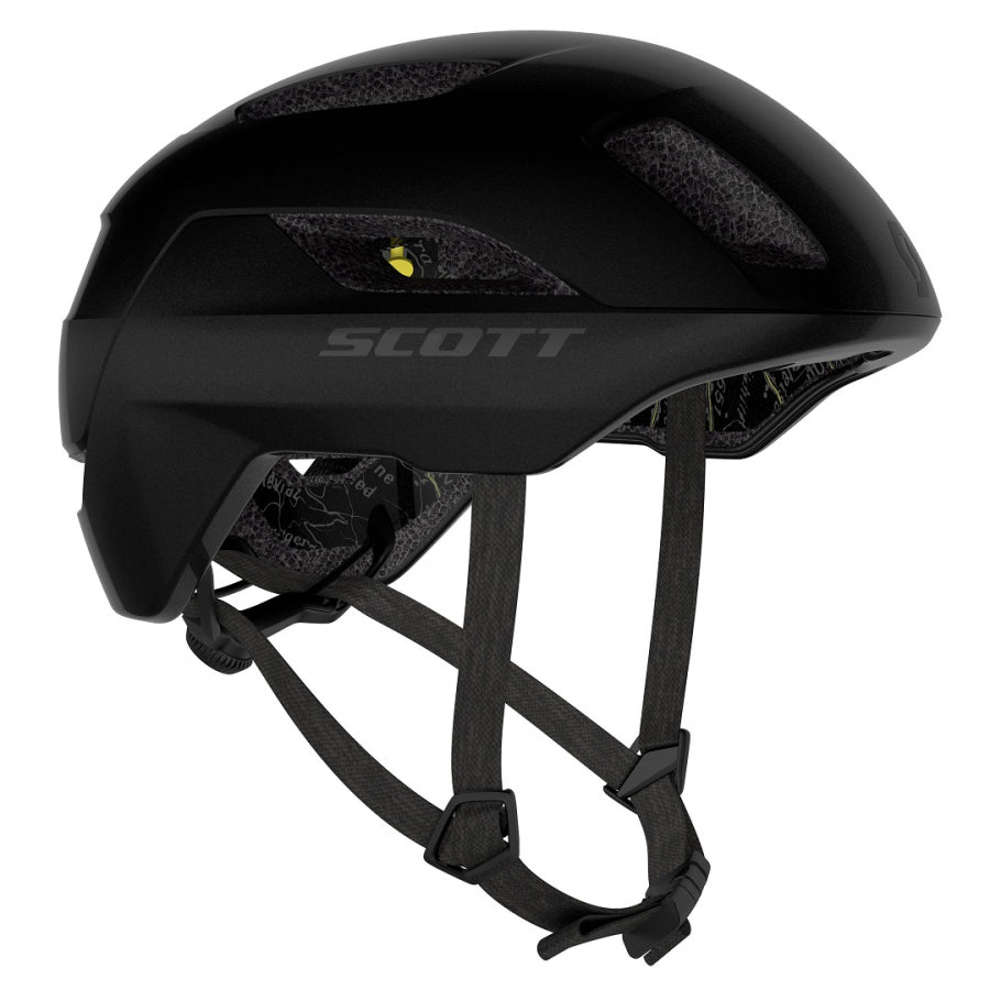 SCOTT HELMET LA MOKA PLUS SENSOR CE GRANITE BLACK M