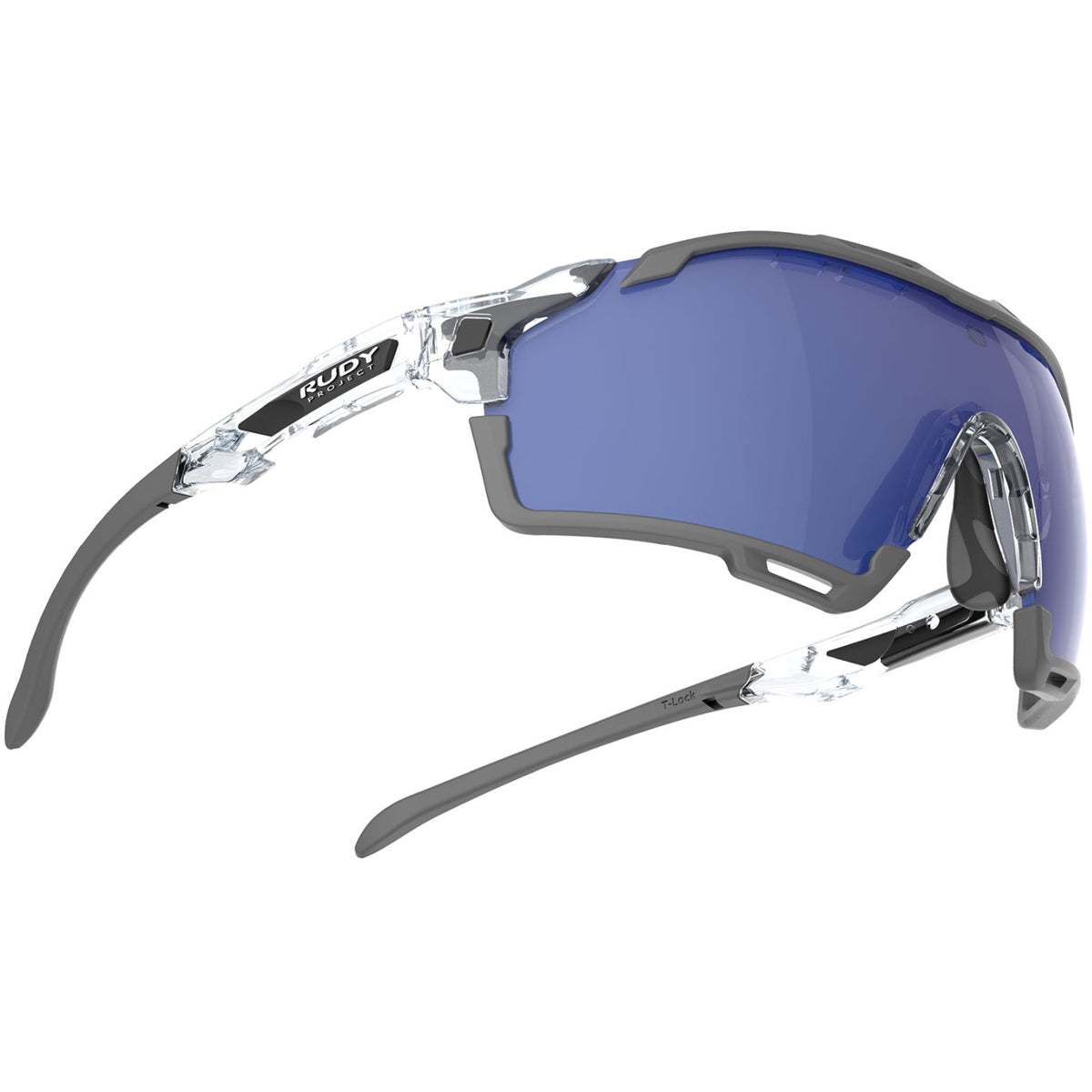 Rudy Sunglasses Cutline Crystal Gloss-Multilaser Deep Blue