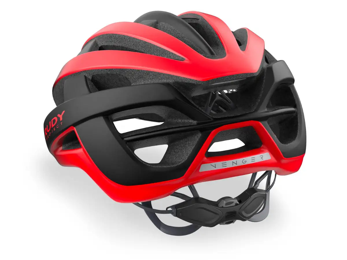 RUDY HELMET VENGER ROAD RED MATTE BLACK-M
