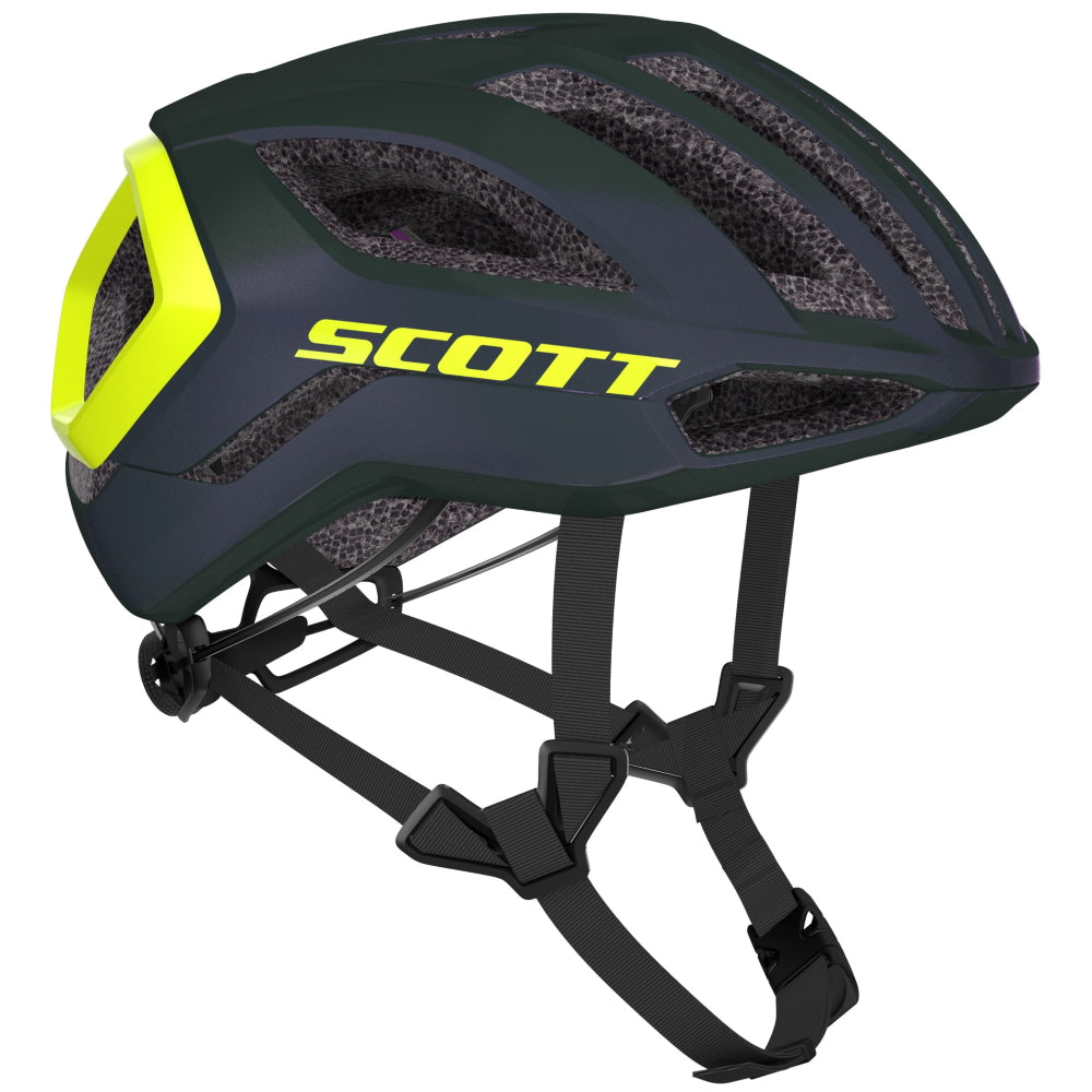 SCOTT HELMET CENTRIC PLUS (CE) PRISM GREEN-RADIUM YELLOW M