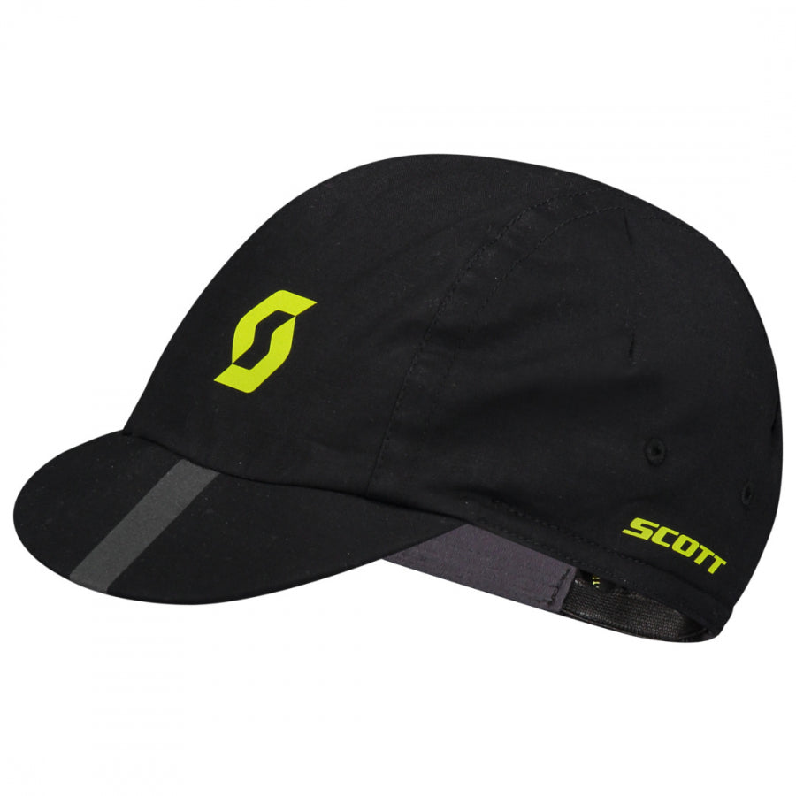 SCOTT CAP NO SHORTCUTS BLACK SULPHUR YELLOW ONE SIZE
