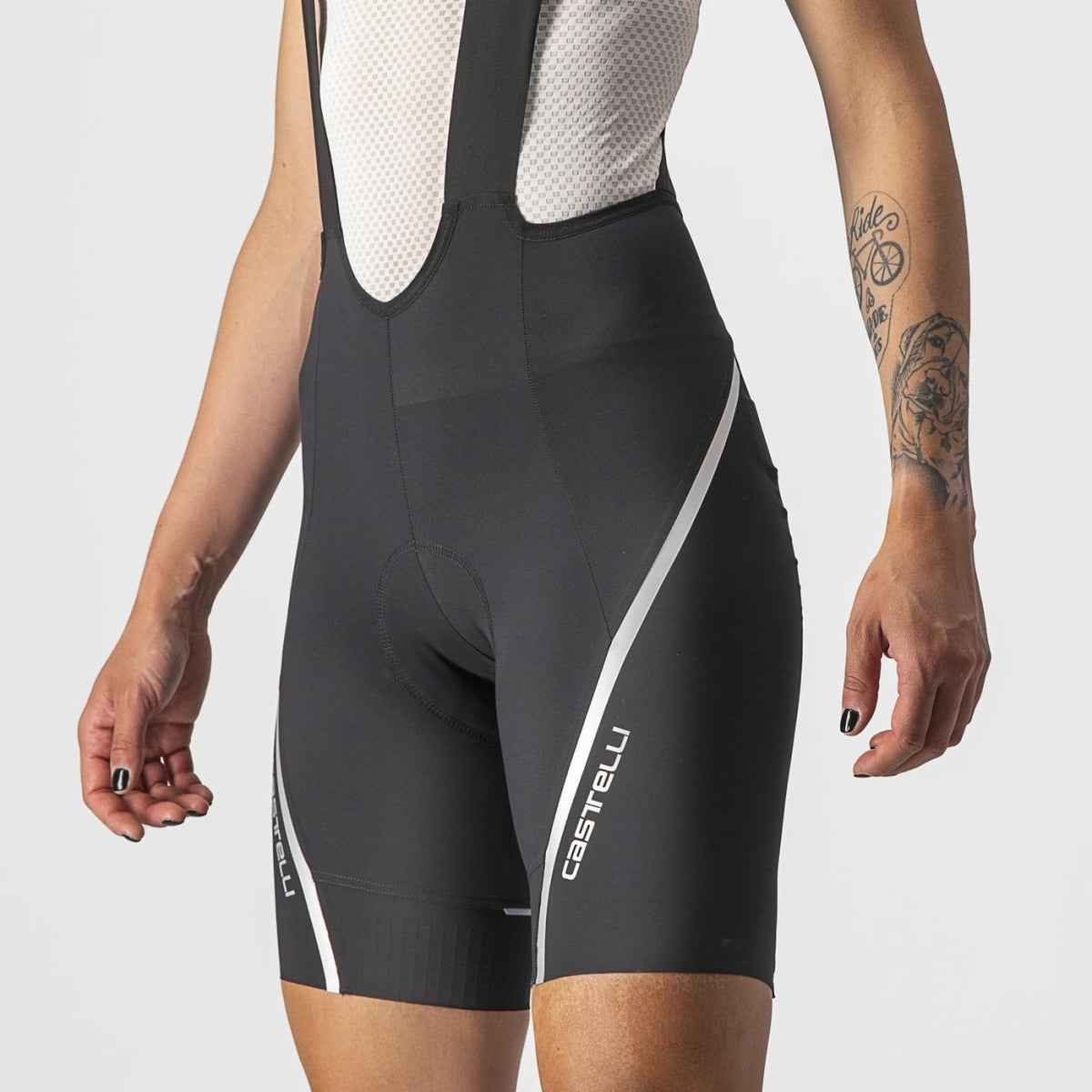 CASTELLI BIB SHORT VELOCISSIMA 3 BLACK/SILVER