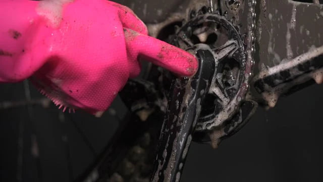 Muc-off Deep Scrubber Gloves (Pink)